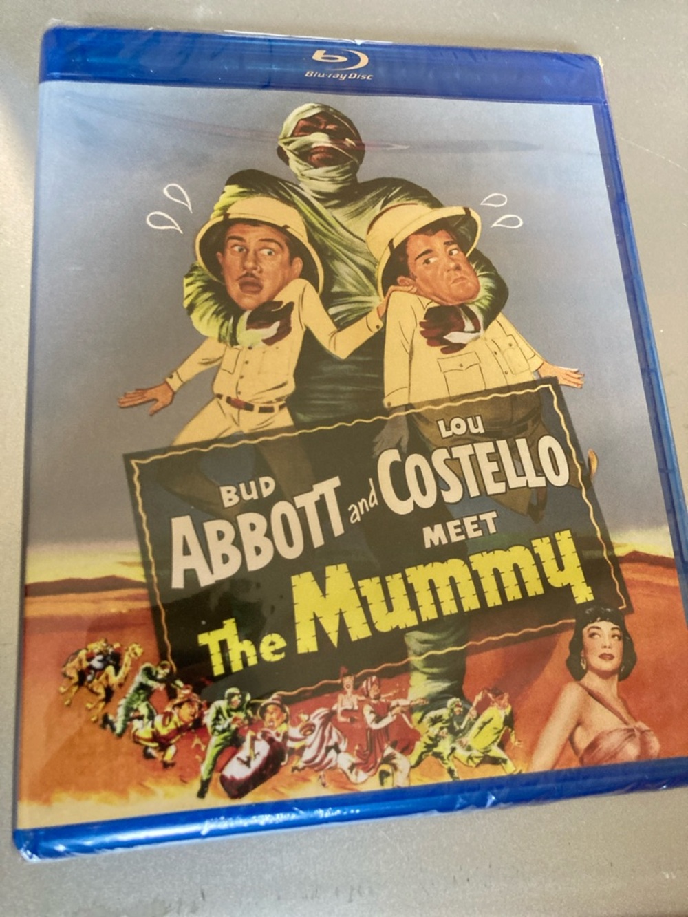 Abbott and Costello meet the mummy horror comedy Blu-ray sealed